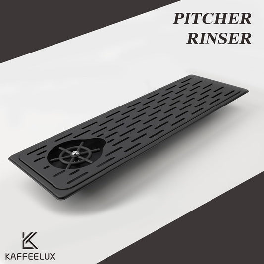 KF25-Black Stainless Steel Bar Glass Pitcher and Drip Tray Washer for Home Kitchen Hotel Cafe Restaurant