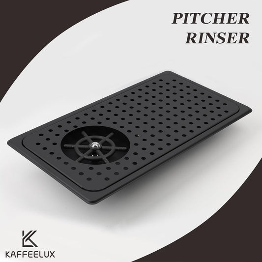 Pitcher Washer, Espresso Washer, Drainage and Drip Tray Stainless Steel Bar Glass Washer is The Sink, and The Cup Spray Washer is The Home Kitchen Hotel Cafe Restaurant (KF27-Black)