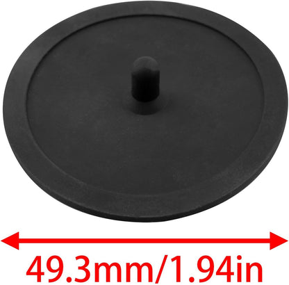 Coffee Machine Handle Cleaning Blind Plate Backflush Tray Blind Hole Insertion Port Filter Plate Cleaner 51mm Coffee Pad Backwashing Tray 2pcs