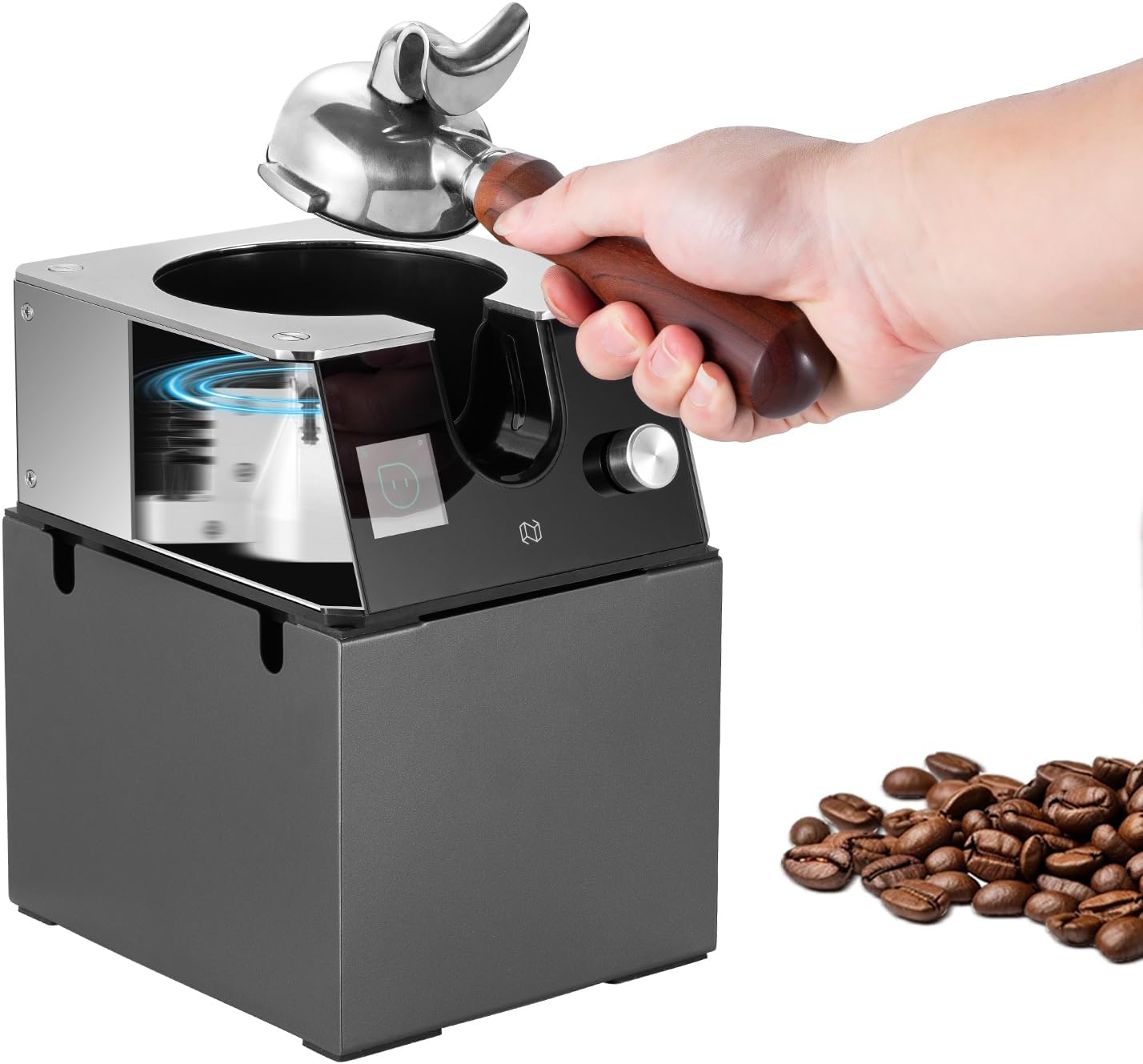 NUETRAL NS300 Pro Electric Portafilter Cleaner-Automatic Coffee Grounds Cleaning Machine-Knock box for Espresso coffee-Espresso Puck Sucker-Innovative Espresso Machine Accessories