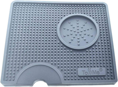 Tamper Mat for Espresso Station - Silicone Coffee Tamping Pad, TM-CO01 Black