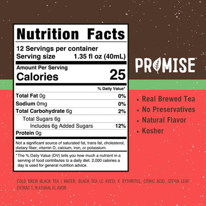 Promise Tea by Java House - Cold-Brewed Tea Concentrate Pods - Ethically Sourced - Hibiscus Lightly Sweet Tea - Pack of 12