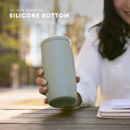 Simple Modern Travel Coffee Mug Tumbler with 360° Lid | Ceramic-Lined Insulated Stainless Steel Cold Brew Iced Coffee Cup Thermos | Gifts for Women Men Her Him | Voyager Signature | 12oz | Forest
