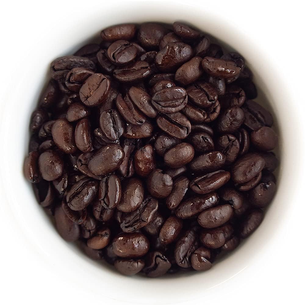 Fresh Roasted Coffee, Organic Black Knight | USDA Organic, Kosher | Dark Roast 12 oz Ground