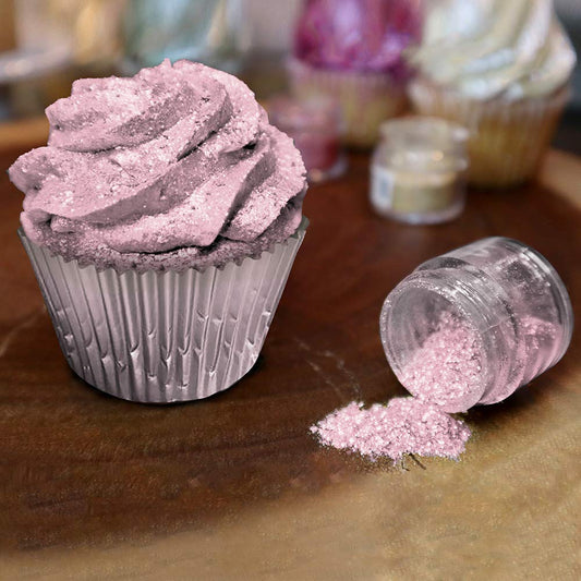 BAKELL Soft Pink Edible Glitter, 45 Grams | TINKER DUST Edible Glitter | KOSHER Certified | 100% Edible Glitter | Cakes, Cupcakes, Cake Pops, Drinks, Dessert Vegan Glitter & Dusts (45g Shaker, Soft Pink)