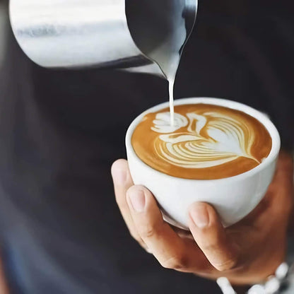 250ml Stainless Steel Milk Frothing Pitcher – Espresso Steaming Pitchers 8 Oz, Precision Pouring for Perfect Latte Art, Frother cup, Coffee Cappuccino Jug