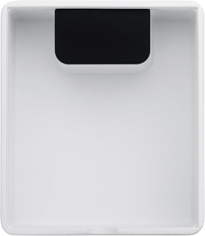 Normcore Compact Knock Box, Metal Espresso Knock Box, Heavy-Duty Knockbox, Anodized Aluminum, Espresso Accessories for Coffee Grounds, White
