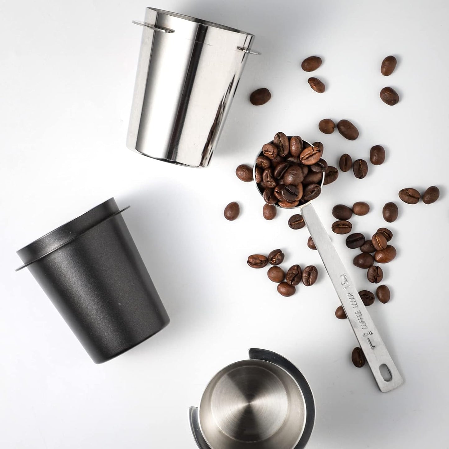 Coffee Dosing Cup 54mm Stainless Steel Dosing Cup Fits 54mm Portafilters Espresso Dosing Cup Espresso Tamper Machine Tools