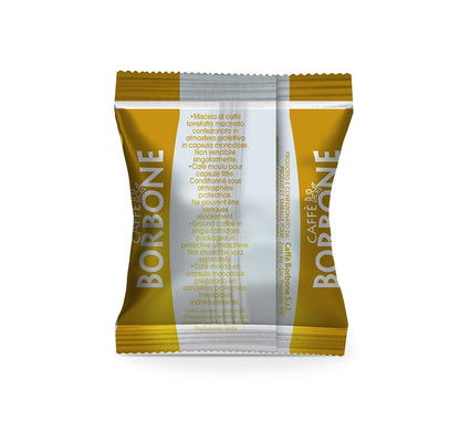 Caffe Borbone Nespresso Compatible Coffee Pods, Gold Blend, Freshly Roasted and Packaged in Italy - 50 Individually Wrapped Coffee Pods - NOT Compatible with Vertuo