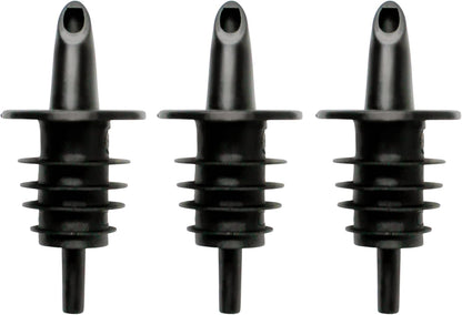 Hawaiian Shaved Ice Syrup Precise Control Bottle Pourers - Professional Pour Spouts for Snow Cone & Drink Flavors (3-Pack)