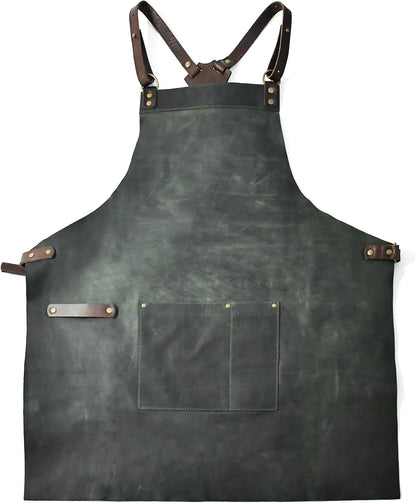 Leather Apron Barista Barber BBQ Barbecue