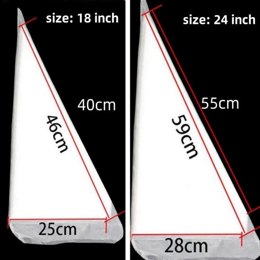 18 Inch Tipless Piping Bags for Royal Icing, Extra Thick Anti Burst Decorating Bags Butter Cream Cookies Decoration, Perfect for Professional Baking Lover