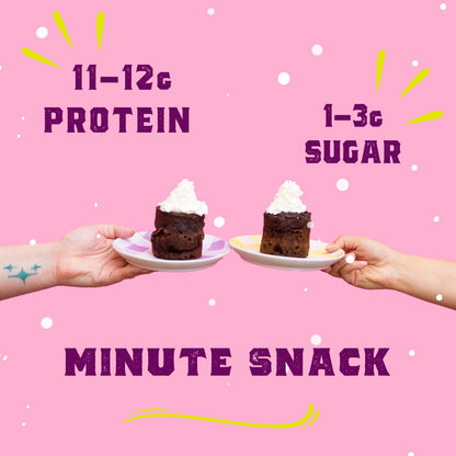 Sweet Logic Keto Dessert Mug Cake Mixes - Variety Pack - Triple Chocolate, Carrot Cake, Lemon Poppyseed, & Orange Almond - Low Sugar - Low Carb - Gluten-Free - High Protein - All Natural (4 Pack)
