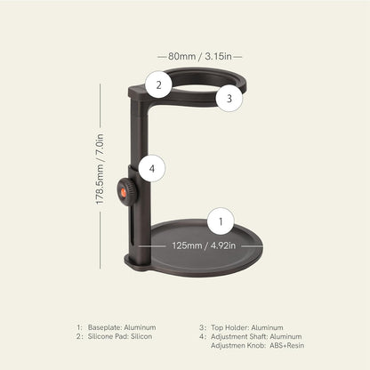 OutIn Fino Portable Electric Coffee Grinder, Coffee Stand