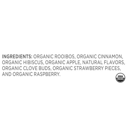 Tea Forte Harvest Apple Spice Premium Organic Loose Leaf Caffeine-Free Herbal Tea Blend Canister, Makes 35-50 Cups