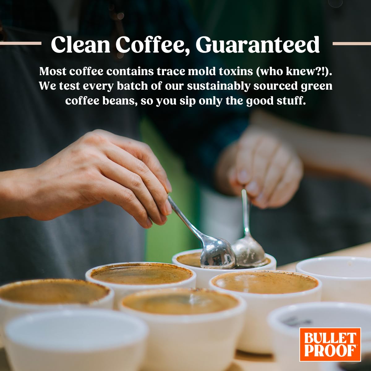 Bulletproof Original Medium Roast Ground Decaf Coffee, 12 Ounces, 100% Arabica Coffee, Clean Coffee Tested for Toxins, Packaging May Vary