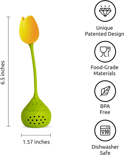 OTOTO Cute Tea Infuser - Loose Leaf Tea Steeper, Tea Accessories, Tea Diffusers, Tea Infuser for Loose Leaf Tea, Tea Strainers, Tea Gift Set, Kitchen Gifts, Cooking Gadgets