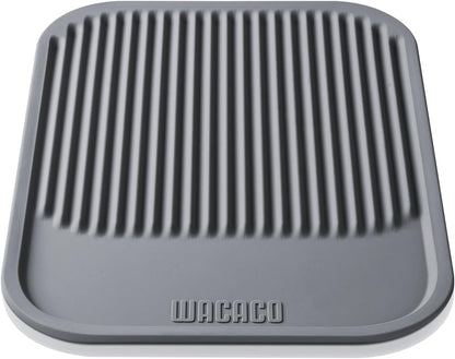 WACACO Coffee Mat, Multi-Purpose Drying Mat and Tamping Mat, Made of Food-Grade Silicone (Compact)