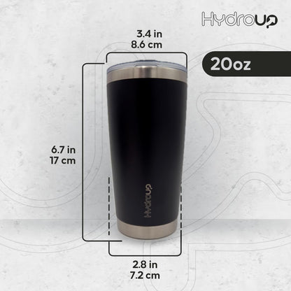20 oz Tumbler Cup | Stainless Steel Insulated Coffee Mug with Lid | Coffee Travel Mug & Iced Coffee Cup | Leakproof Coffee Tumbler | BPA-Free Insulated Tumblers