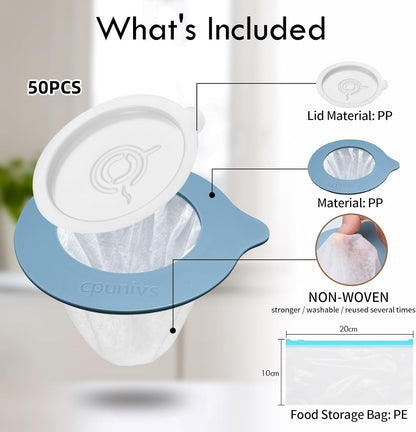 Portable Pour Over Coffee Dripper Reusable Coffee Filter Pour Over Coffee Maker for Camping Coffee, Travel Coffee Maker (50, blue)