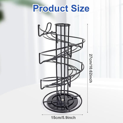 Coffee Pod Carousel Holder, Coffee Pod Storage Stand Organizer Holds up to 30 for Countertop Home Office Kitchen
