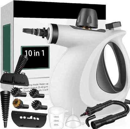 Laytic Steammaster Pro, Laytic Handheld Steam Cleaner, 10 In 1 Handheld Pressure Multi Purpose Cleaner Home Use (Gray)