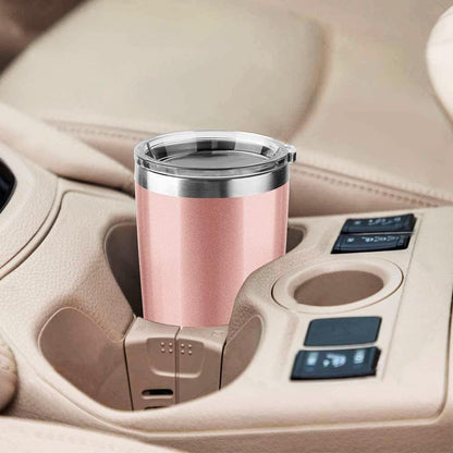 30oz Stainless Steel Travel Mug with Lid, 16 Pack Double Wall Vacuum Insulated Bulk Tumbler, Powder Coated Coffee Cup Suitable for Vehicle Cup Holders (White)