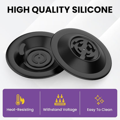 Espresso Backflush Cleaning Disc, 54mm Silicone Espresso Cleaning Disc for Most Espresso Machines BES980XL BES990 BES900XL BES920XL, 4 Pack
