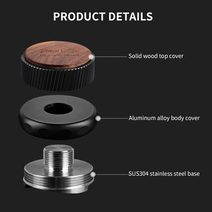 Bincoo 51mm Espresso Distribution Tool,Adjustable Depth Coffee Distribution-Espresso Coffee Leveler Tool for Bottomless Portafilter-Barista Espresso Accessories (51MM)