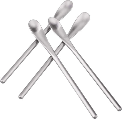 IMEEA Coffee Stirrers Demitasse Espresso Spoons SUS304 Stainless Steel Coffee Stir Sticks 5.9-Inch Tea Spoon, Set of 4