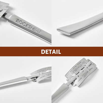 Bread Lame Dough Scoring Tool, Stainless Steel Scoring Knife with 5 Feather Blades, Sourdough Scoring Tool for Bread Baking, Baking Tool for Baking Beginners