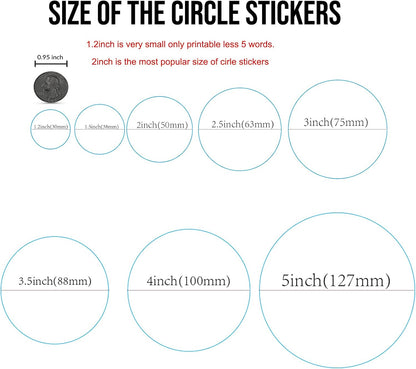 Custom Stickers Kraft Paper Labels Personalized Withe Text, Business Logo Customized Food Jars Labels Bakery Label Sticker Package Favor Canning Circle 100pcs (Style 11)