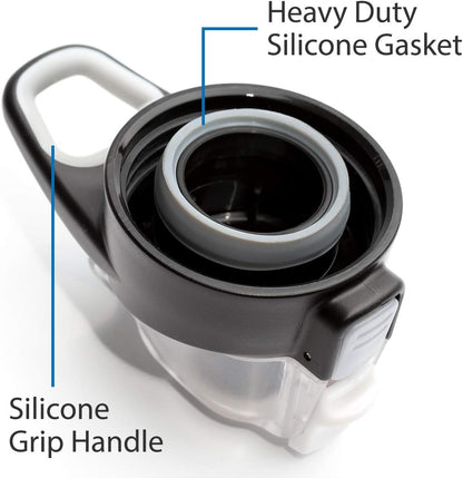 Cupture Action Bottle with Handle - Stainless Steel Vacuum-Insulated, 22 oz