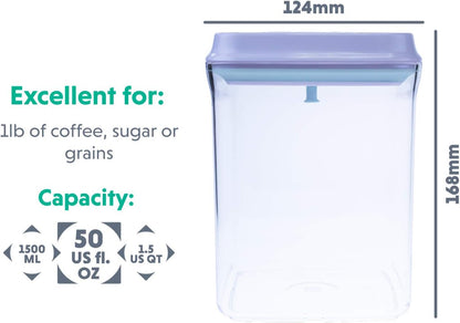 Bop Top | Airtight Meal Prep Containers with Lids | Food Storage Container Sets | Snack and Overnight Oats Fridge Organizer | Pantry and Kitchen Organization