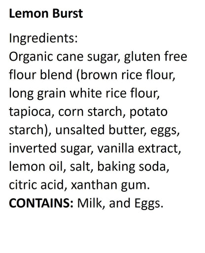 WOW Baking Company Gluten-Free Cookies, Lemon Burst, 8 Ounce (Pack of 6)