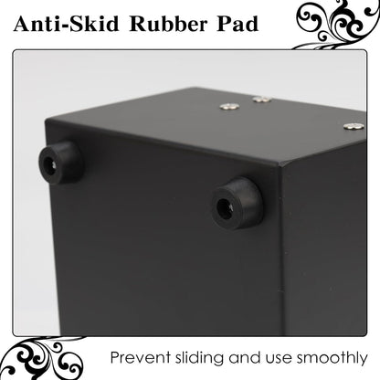 Espresso Knock Box, Stainless Steel Coffee Bag Container, With Steel Bracket And Noise Reducing Rubber Ring (M)