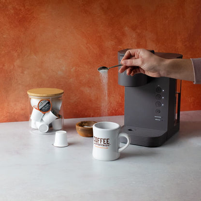 Fresh Roasted Coffee, Indian Monsoon Malabar, Light Roast, 72 Pods for K Cup Brewers
