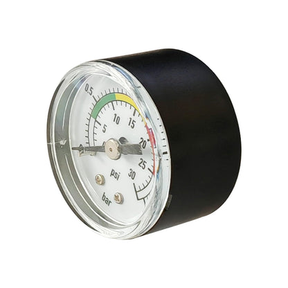 0-30 Psi Low Pressure Gauge, 0-2kPa Pool Filter Pressure Gauge, 1.57" Dial Size, 1/4" NPT Lower Mount, 304 Stainless Steel Case for Sand Filter Pump with O-Ring