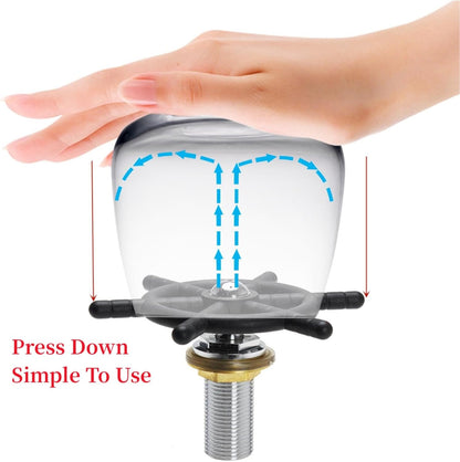DIBTSA Pitcher Rinser, Automatic Glass Cup Washer, Stainless Steel Coffee Milk Tea Cup Cleaner Sink, for Home Kitchen Hotel Bar Restaurant (10.4x6.4x2.6 Inch)