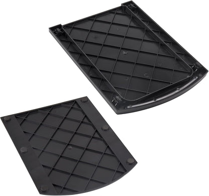 Bruvoalon Kitchen Appliance Sliding Tray, Slider for Coffee Pot, Coffee Maker, Toaster, KitchenAid Mixer, Blenders and Air Fryer, Coutertop with Rolling Wheels (3 Pack)