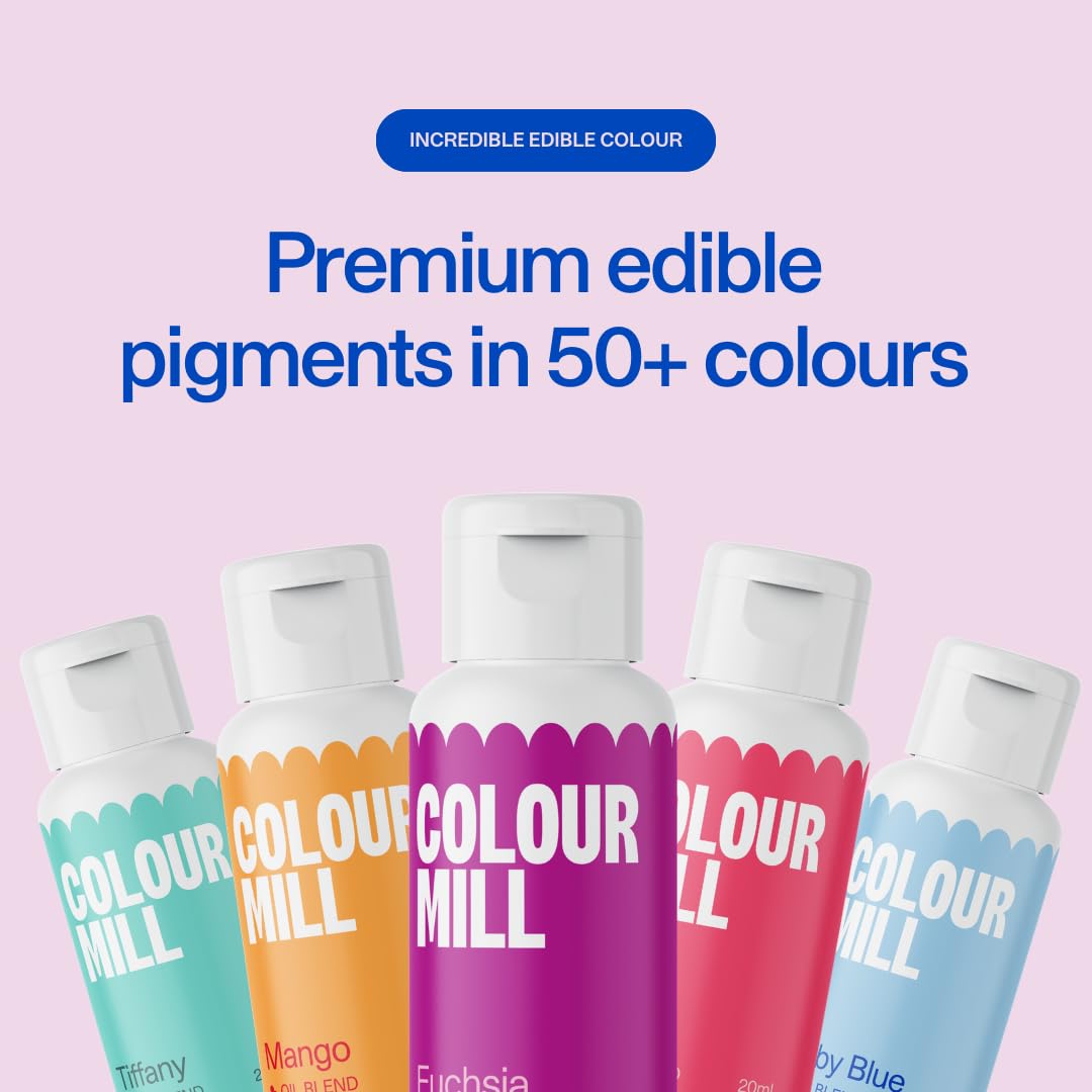 Colour Mill Oil-Based Food Coloring, 20 Milliliters Coral