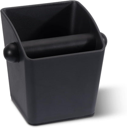 Espresso Knock Box - Shock-Absorbent Durable ABS Coffee Grounds Knock Box with Removable Detachable Knock Bar and Non-Slip Base for Father's Day Gift
