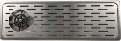 Pitcher Washer, Espresso Washer, Drainage and Drip Tray Stainless Steel Bar Glass Washer is The Sink, and The Cup Spray Washer is The Home Kitchen Hotel Cafe Restaurant (KF25-Silver)