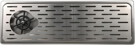 Pitcher Washer, Espresso Washer, Drainage and Drip Tray Stainless Steel Bar Glass Washer is The Sink, and The Cup Spray Washer is The Home Kitchen Hotel Cafe Restaurant (KF25-Silver)