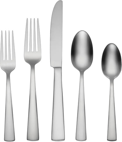 Oneida H290020AL20 Satin Nocha 20 Piece Everyday Flatware Set, Service For 4