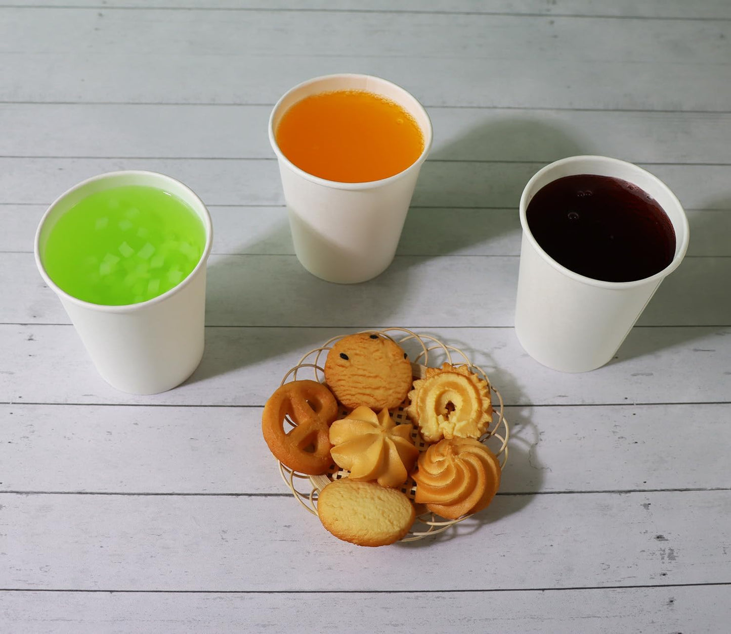 3 OZ Heavy duty Cups,300 Count White Paper Bath Cup