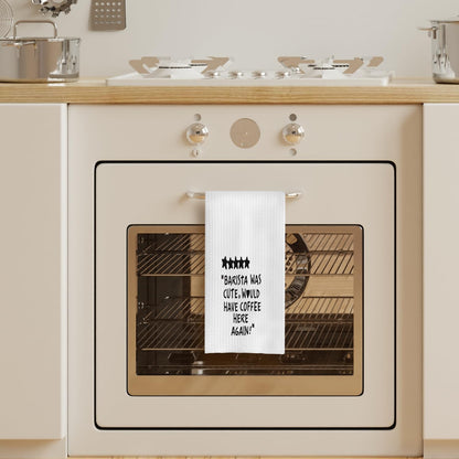 Cute Kitchen Towels - Decorative Coffee Towels, 16x24 Inch