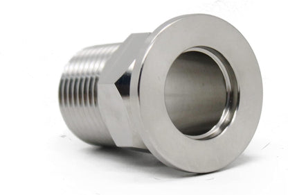 SS304 KF16 NPT Male Adaptor thread 1/2" NW16 KF Male coupling ISO-KF16 X NPT 1/2"