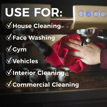 The Rag Company - All-Purpose Microfiber Terry Cleaning Towels - Commercial Grade, Highly Absorbent, Lint-Free, Streak-Free, Kitchens, Bathrooms, Offices, 300gsm, 10in x 10in, Grey (20-Pack)