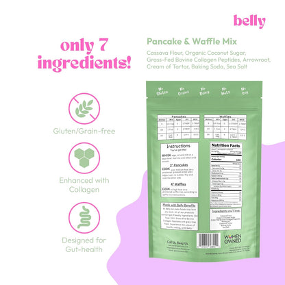 Belly Gluten-Free Collagen Variety Pack | High-Protein Brownies, Cookies, Banana & Pancakes | Grain-Free Dairy-Free Nut-Free | Healthy Sancks For Adults & Kids | Women-Owned Business | Variety Pack